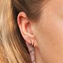 S925 Sterling Silver Single Ear Clip Earrings Personality Single Cuff Earring