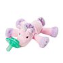 Safe Infant Pacifiers Stuffed Unicorn No Toxicity Removable Infant Pacifiers Holder Baby Orthodontic Nipples Plush Toy Teether