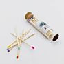 Safety Glass Bottle Matches Wooden Colorful Matches Promotional Jar Match