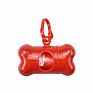 Sanan Pet Dog Poop Holder Rubbish Bags Case Bone Shape Garbage Dispenser Box Clean-Up Bag Carrier Case with 15Pcs Waste Bags