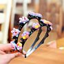 Sandro Children's Flower Fruit Headband with Clips Kids Designer Star Headband Red Strawberry