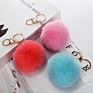 Sell Cheer Heart Key Chain Fluffy Keychain Pompom Tassel Pompom Ball Pom Pom Keychain