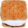 Sell Pet Toy Durable Interactive Biscuits Cooky Plush Squeaky Dog Toy for Dog