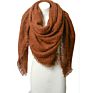 Sell Polyester Woven Scarf for Basic Solid Color Super Soft Women's Square Scarf