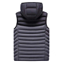 Sell Zipper Puffer Vest Jacket Men Quilted Hood Puffer Jacket Vest