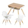 Seller Furniture Children Wooden Chairs for Kids Study or Dining Table and Chair