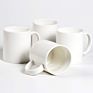 Seller Gift Ceramic Cup, Reusable Personalized Logo Print White Earthenware Sublimation Coffee Mug