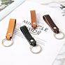 Senior Short Two-Layer Cowhide Popular Vintage Car Leather Keychain