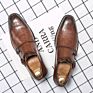 Shoes Men Work Slip on Loafer Leather Men Shoes Explosion Models Men's Dress Shoes