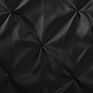 Shower Curtains Solid Pongee Fabric Geometric Textured Tufted Design Pinch Pleat Waterproof Shower Curtain
