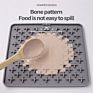 Silicone Dog Slow Food Mat Lick Mat Peanut Butter Lick Pad with Strong Suction to Wall