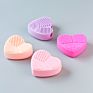 Silicone Makeup Brush Cleaner Egg Makeup Brush Cleaning Tool Heart Shape Private Label Makeup Brush Cleaner