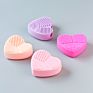 Silicone Makeup Brush Cleaner Egg Makeup Brush Cleaning Tool Heart Shape Private Label Makeup Brush Cleaner