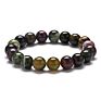 Simple Handmade Jewelry Elastic 6/8/10Mm Natural Indian Agate Stone Strand Bracelet