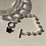 Simple Vintage Butterfly Pendant Bracelet Freshwater Pearl Beaded Bracelet for Woman Girl