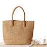 Simple Women Totes Bag Handmade Straw Hand Bag Female Large Capacity Travel Beach Shoulder Handbags