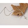 Simplicity Fashionable Silver Personalised Cross Necklaces for Women