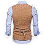 Single Breasted Mens Vest Waistcoat