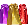 Single Layer Polyester Satin Cape Tv Movie Cape Children Promotional Capes