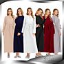 Sipo Women Muslim Abaya Maxi Dress Prayer Clothing Islamic Hijab Abaya in All Colors Maxi Dress