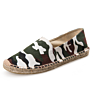 Smoking Slipper Espadrille Women Flat Slip on Sneakers Driving Casual Loafers Shoes for Men