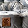 Soft and Comfortable Gray Octagonal Basin Dog Bed