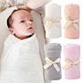 Soft Infant Muslin Swaddles Bamboo Cotton Baby Swaddles Blanket