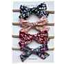 Soft Thin Headbands with 3 Inch Floral Cotton Hair Bow Hairband Hair Bands Accessories for Newborn Toddler Baby Girls