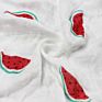 Soft Unisex Baby Cotton Muslin Swaddle Blanket Watermelon Print Baby Swaddle Blanket