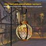 Solar Lanterns Outdoor Waterproof Hanging Retro Metal Led Decorative Modern Solar Garden Lights