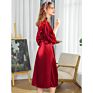 Solid Color Silk Wedding Dress Bridesmaid Bridal Robes Kimono Robe Bridesmaids Gifts Sets