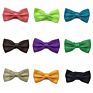 Solid Colors Available in a Variety of Solid Bowtie Bow Tie for Students