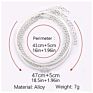 Solid Silver Heart Ankle Bracelet Multi Layer Foot Chain Women Anklet Adjustable Chain Beach Gifts Wedding Jewelry