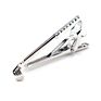 Sports Facilities Men Silver Copper Enamel Designs Engravable Tie Bar Pin for Suit
