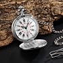 Spot Pocket Watch Parents Gift Pocket Watch Cool Pendant Clock Retro Golden Casual Pocket Watch