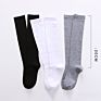 Spring and Autumn Slouch Socks Knee-Length Stockings Ladies Classic Black and White Gray Calf Socks