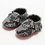 Spring and Autumn Style Kids Leather Snake Skin Baby Walking Shoes Soft-Soled Indoor Floor Shoes Rattlesnake Baby Moccasins