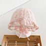 Spring and Female Baby Princess Lace Hat Baby Cotton Hat Sunshade