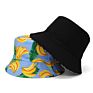 Spring and Outdoor Leisure Couple Fisherman Hat Colorful Fruit Printing Double-Sided Sun Hat