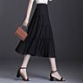 Spring Autumn and Chiffon Skirt Women's Long Skirt High Waist A-Line Skirt