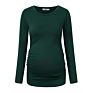 Spring Autumn Outdoor Maternity T-Shirt Lady Clothes plus Size Top for Pregnant Womanlactation Outfit Long Sleeves T-Shirt