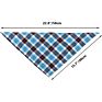 Spring Dog Cat Classic Checkered Saliva Towel Plaid Dog Bandana Pet