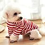 Spring Dog Clothing Pet Dog Clothes Fashionable Striped Heart Pattern Dog Shirts T-Shirts