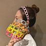 Plastic Circles Wide Chain Headbands