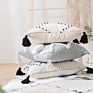 Square Cut Flowers Embroidered Pillow Cover Lumbar Cushions Morocco Tufted Tassel Woven Indian Air Pillow Cushions