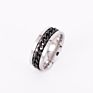 Stainless Steel Jewelry Titanium Steel Chain Rings for Men Rotatable