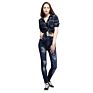 Stocks Womens Seamless Print Legging High Elastic Denim Jean Pants Jeans Jegging Ladies