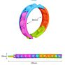 Stress Set Silicone Sj Rainbow Sensory Fun Kid Band Pulseira Watch Wristband Pulsera Push Bubble Pop Fidget Toy Bracelet