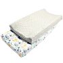 Stretchy Minky Fabric Changing Pad Cover Cradle Sheet Changing Table Pads Covers for Boys&Girls