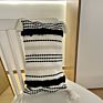 Striped Pattern Cushion Bed Decor Long Cushion Cover with Tassels Decoration Woven Home Decor